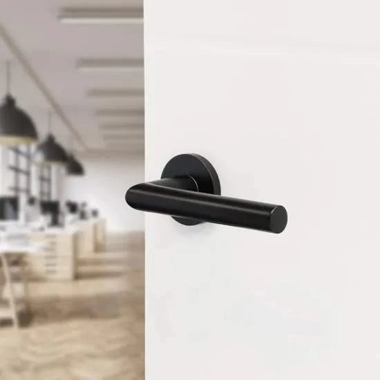 Impresso deurkruk Redhill zwart - productfoto