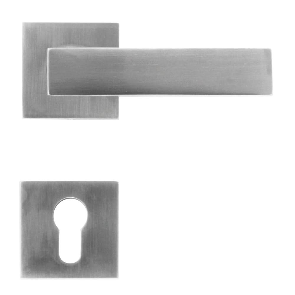 HDD Pro deurkruk Cubica inox look – sfeerbeeld