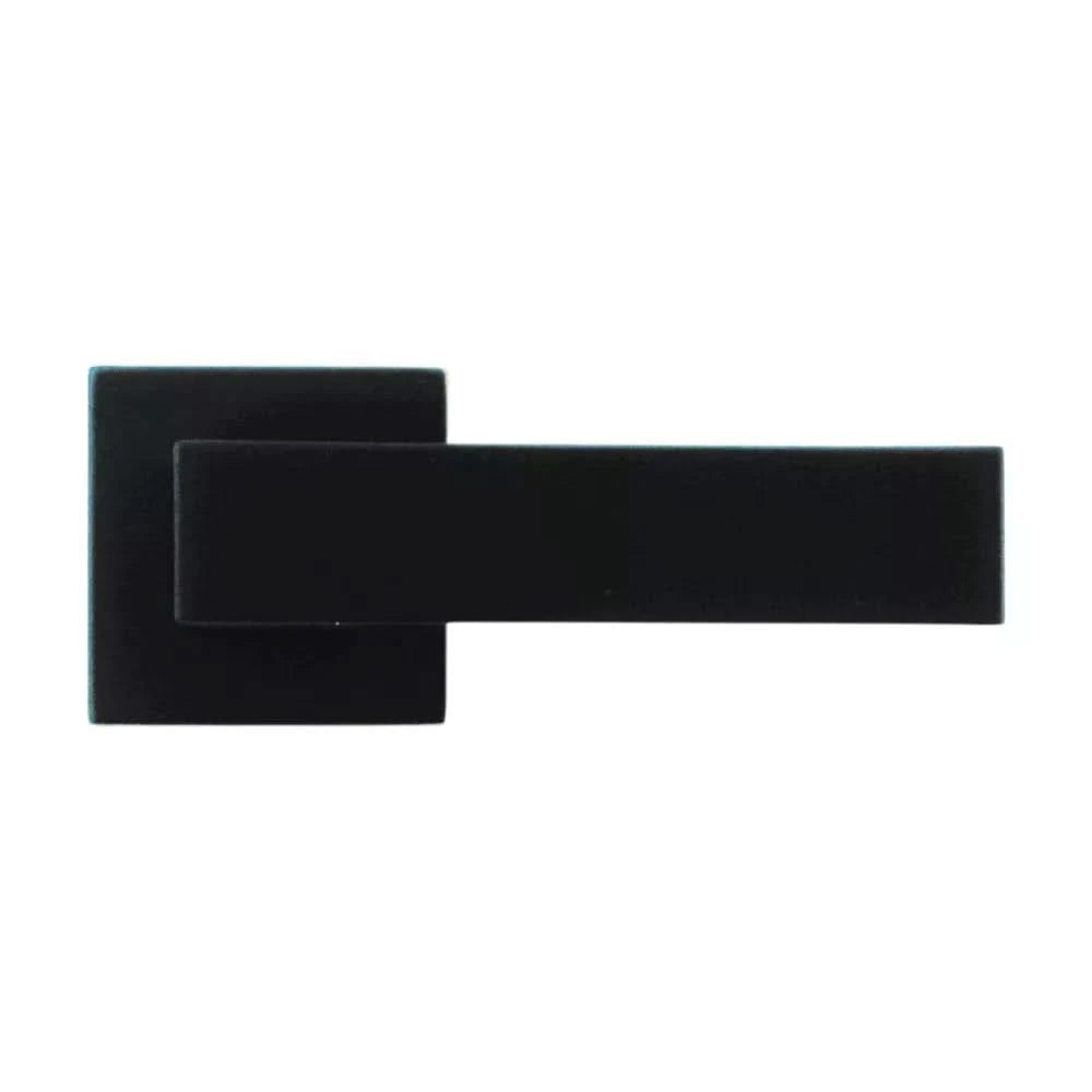 HDD Pro deurkruk Cubica zwart – vooraanzicht