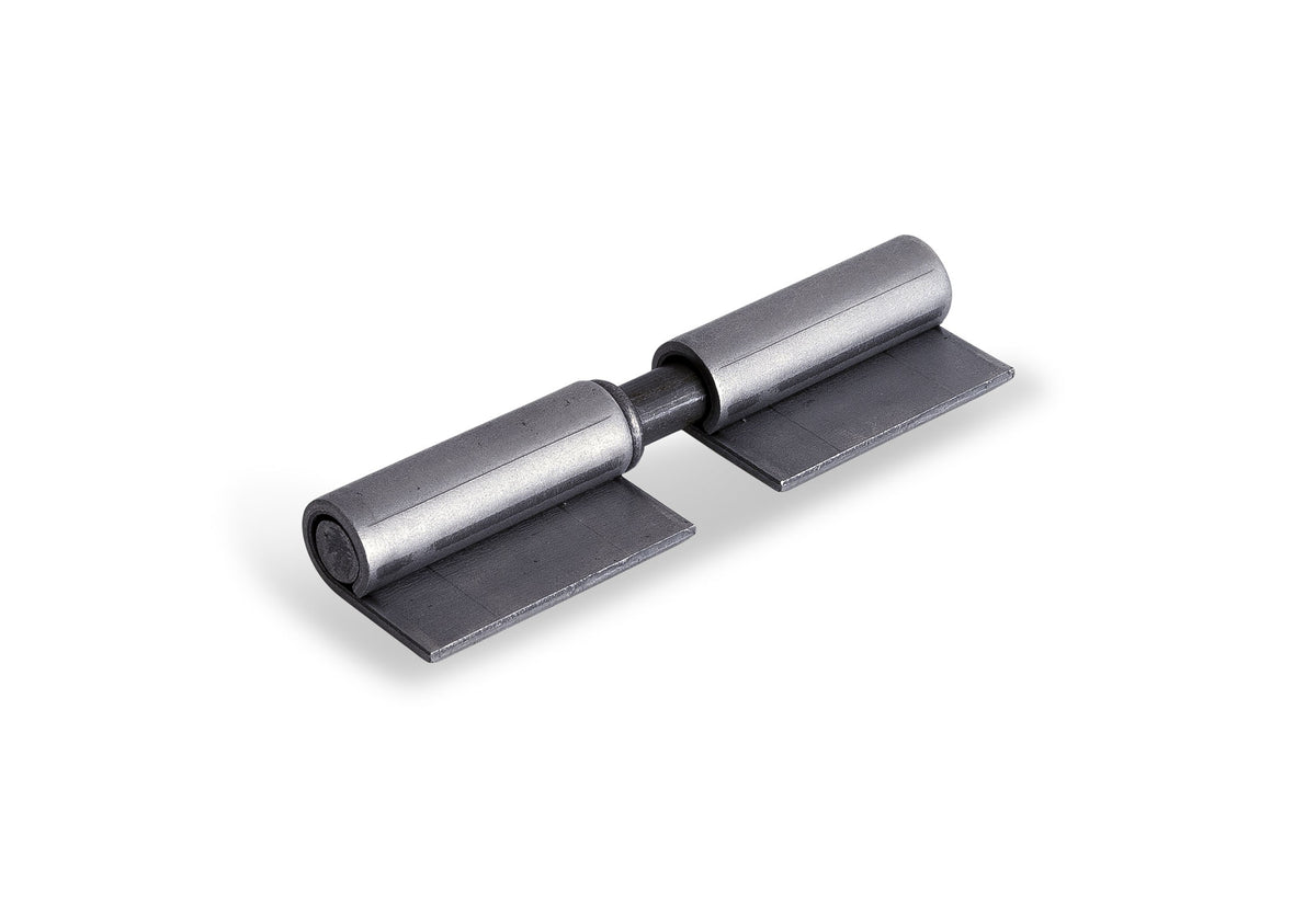 Dulimex DX aanlaspaumelle met losse pen 120 x 12 mm blank staal vooraanzicht