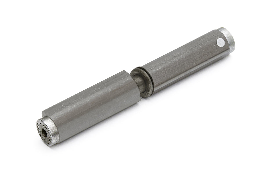 Dulimex DX zelfsluitende aanlaspaumelle met veer 180 x 18 mm RVS AISI 304