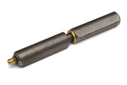 Dulimex DX aanlaspaumelle met smeernippel 120 x 16 mm blank staal vooraanzicht