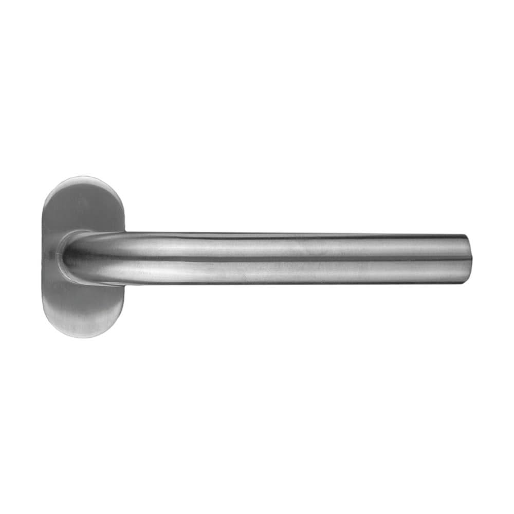 HDD Pro deurkruk PROFIEL L SHAPE 19MM INOX PLUS – vooraanzicht