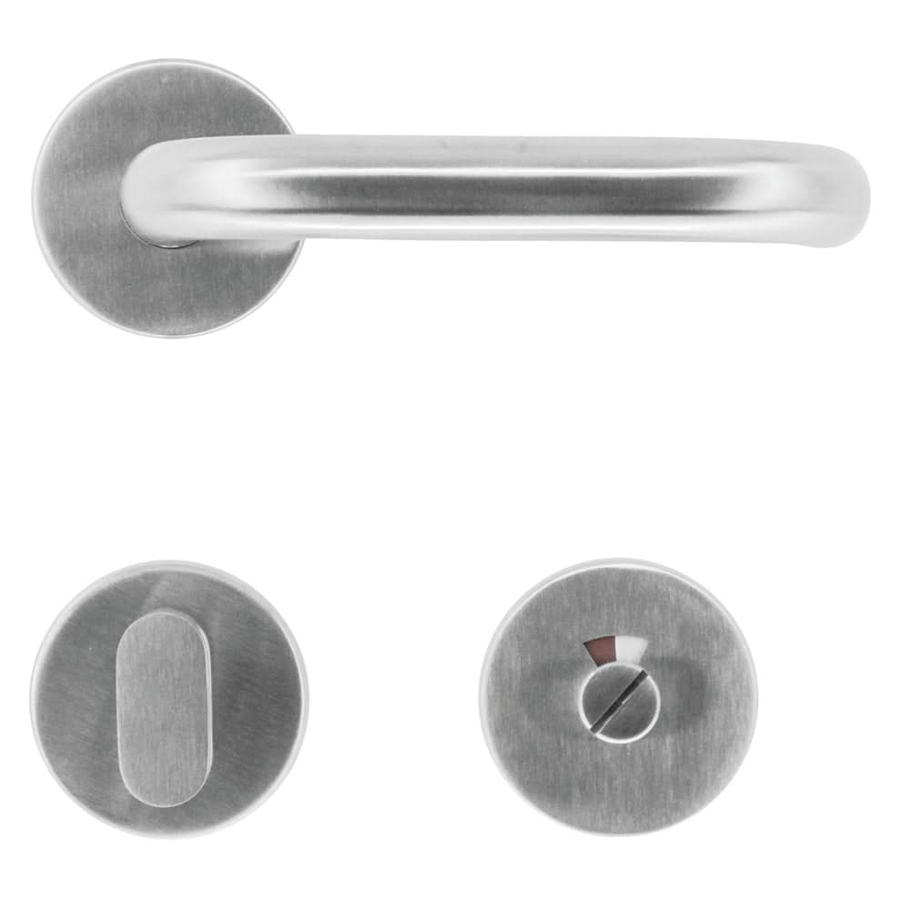 HDD Pro deurkruk U-Shape 19mm inox geborsteld zijaanzicht