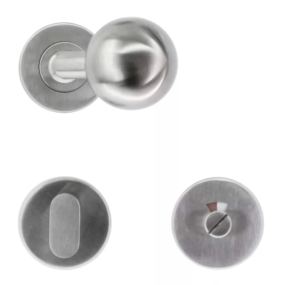 HDD Pro deurkruk BS Shape 50 mm inox plus op rozet