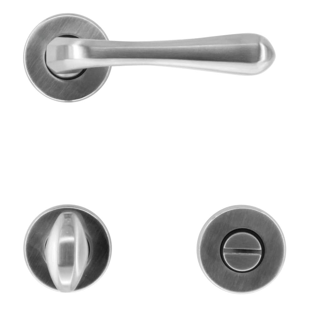 HDD Pro deurkruk Greta inox look zijaanzicht