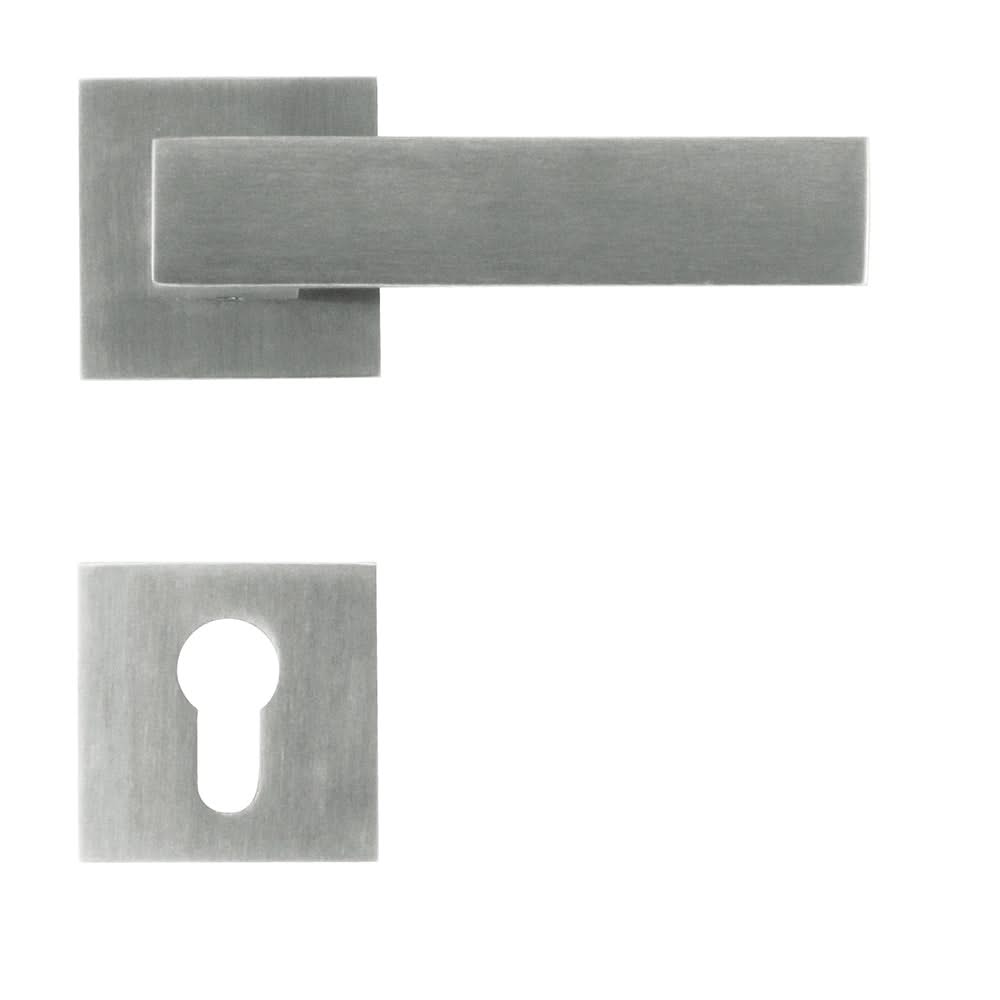 HDD Pro Square 1 Inox Plus deurkruk – met rozet
