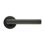 HDD Pro deurkruk ROLLUIK I SHAPE 19MM ZWART STRUCTUUR UV – vooraanzicht