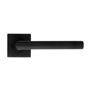 HDD Pro Square I Shape 16mm Zwart deurkruk – vooraanzicht