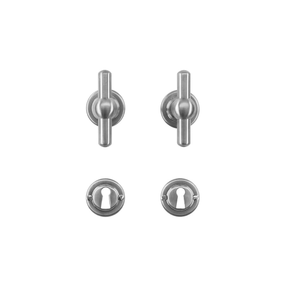 HDD Pro deurkruk PETRA OM T+T INOX LOOK – aanzicht