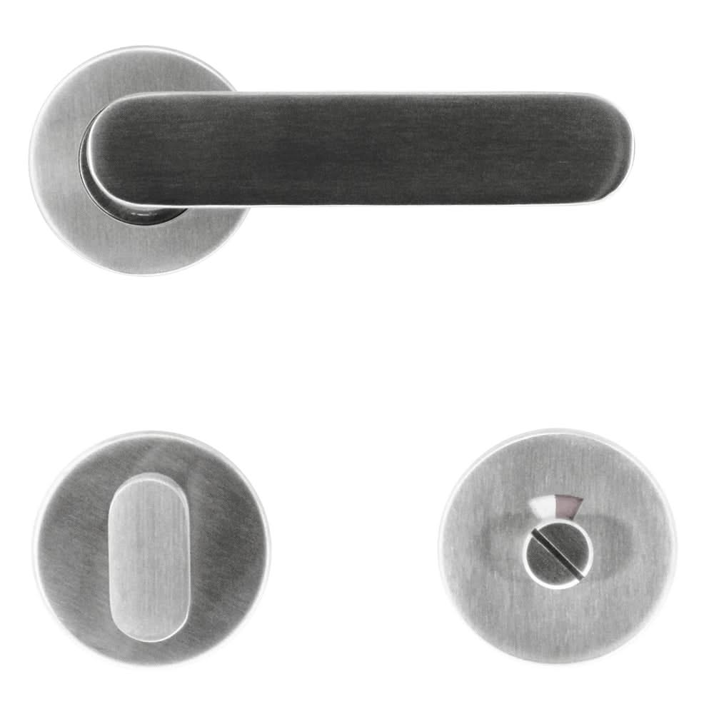 HDD Pro Space Inox Plus deurkruk – gemonteerd op binnendeur