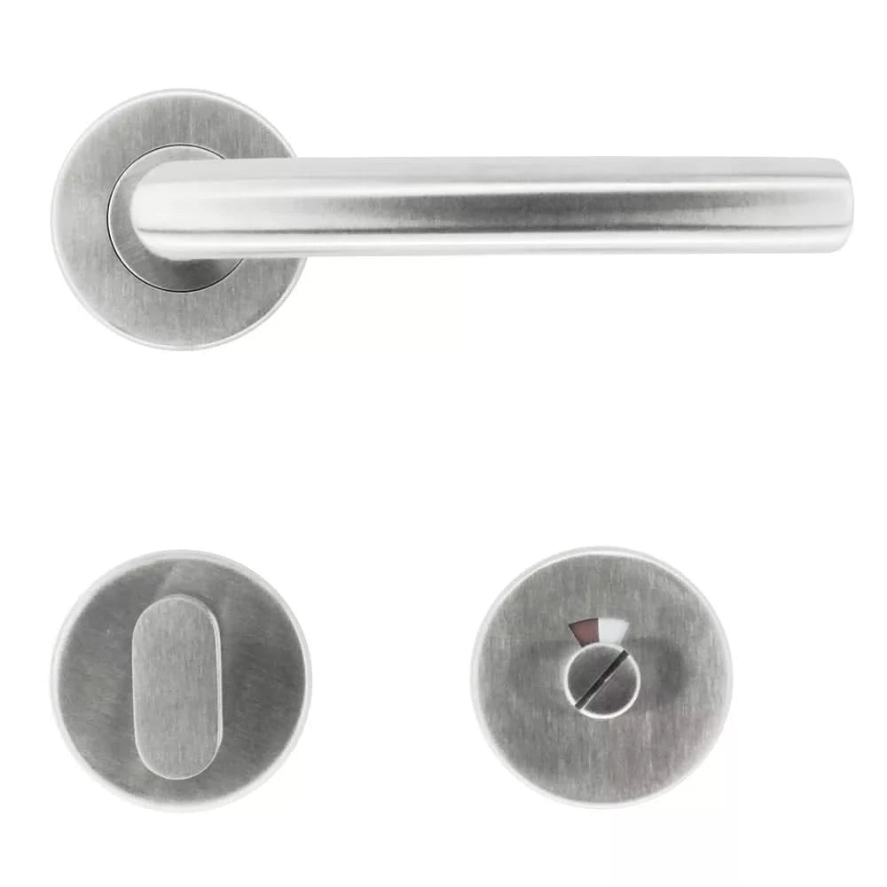 HDD Pro deurkruk Eco C-shape inox – zijaanzicht