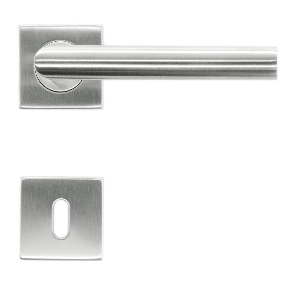 HDD Pro Square I Shape 19mm Inox Plus deurkruk – zijaanzicht