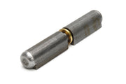 Dulimex DX aanlaspaumelle HPL-WR 40 x 8 mm blank staal met messing ring, vooraanzicht