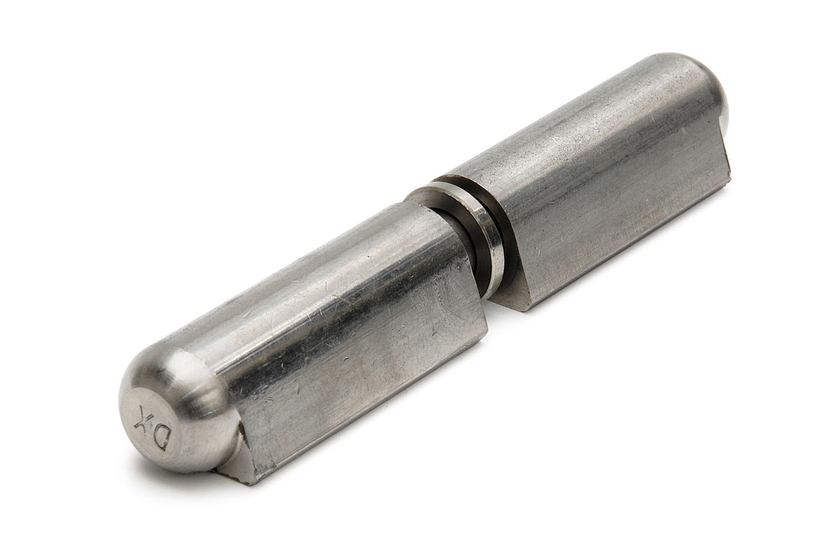 Dulimex DX aanlaspaumelle HPL-WR SS 120 x 16 mm RVS met RVS ring, vooraanzicht
