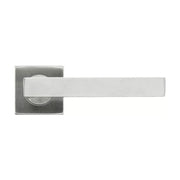 HDD Pro deurkruk Flat Kubic-shape RVS geborsteld vooraanzicht
