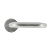 HDD Pro Deurkruk Pro Zero U-vorm 19 mm inox geborsteld – vooraanzicht