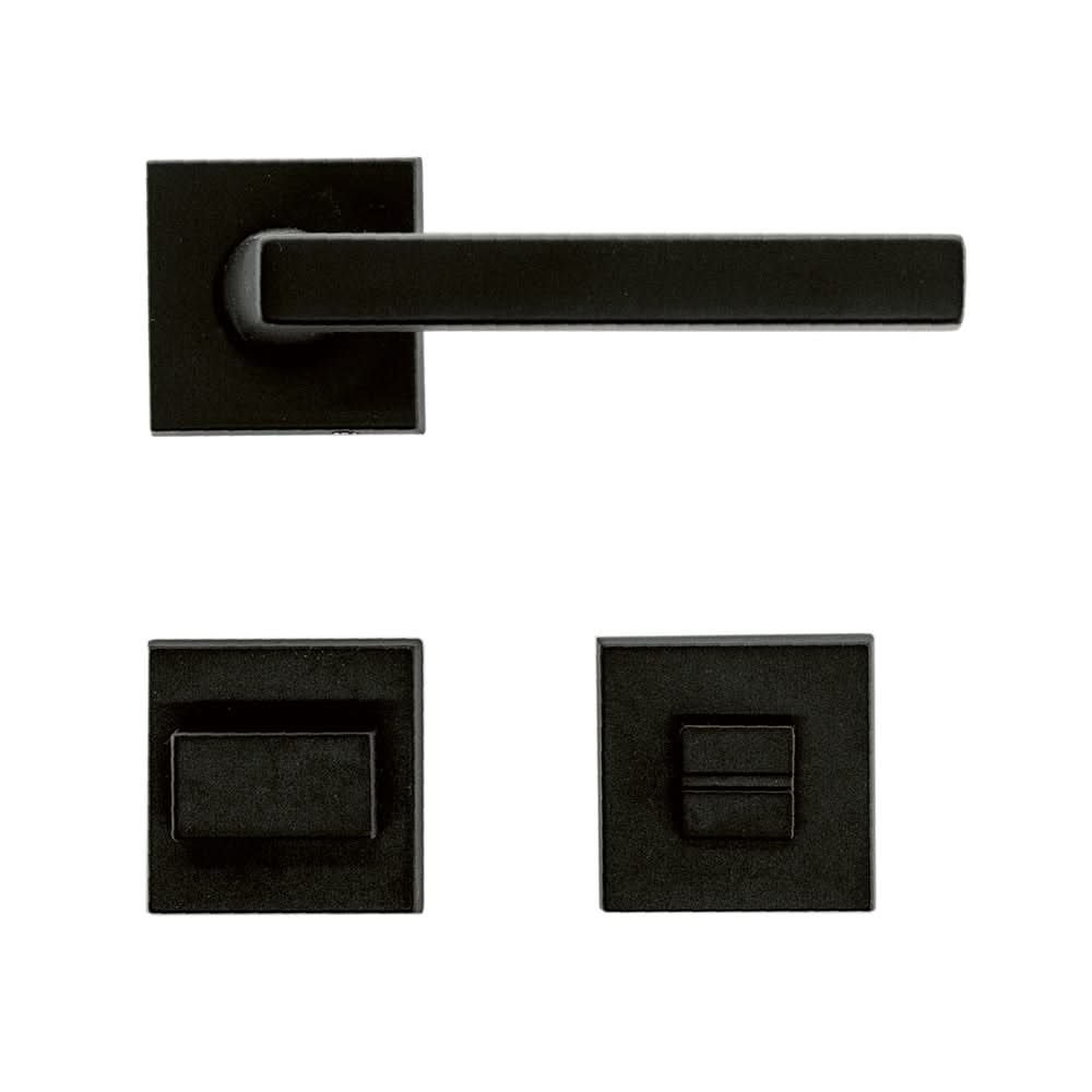 HDD Pro deurkruk Luïs zwart zijaanzicht
