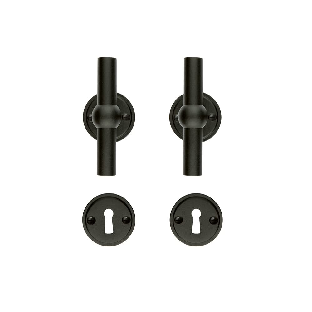 HDD Pro deurkruk PETANA Zwart structuur UV productafbeelding