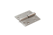 Dulimex DX kogelstiftpaumelle 89x89 mm RVS geborsteld rechts, vooraanzicht