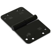Dulimex DX kantellaaf kogelstiftpaumelle 125x89 mm mat zwart vooraanzicht