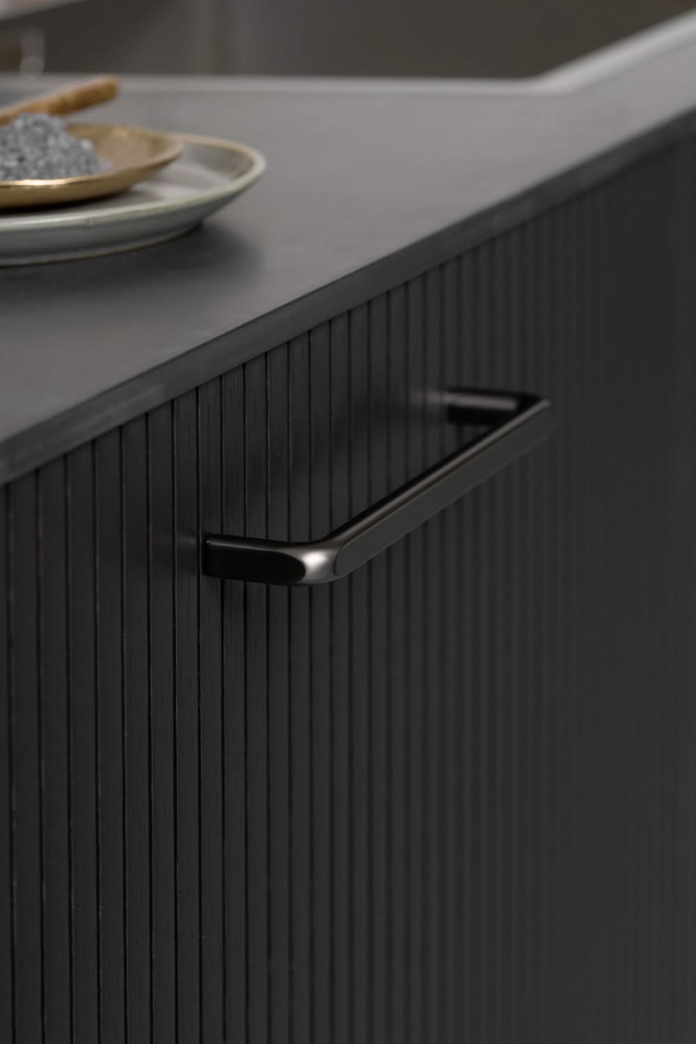 Furnipart Unify meubelgreep gunmetaal - sfeerbeeld