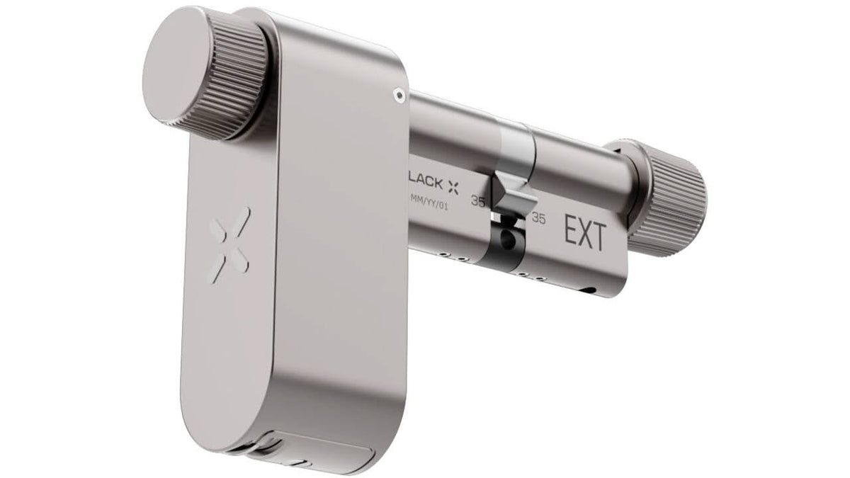 Black X | Smart Lock | 35/35 tot 45/45 | Mat Nikkel - Deurbeslag-expert