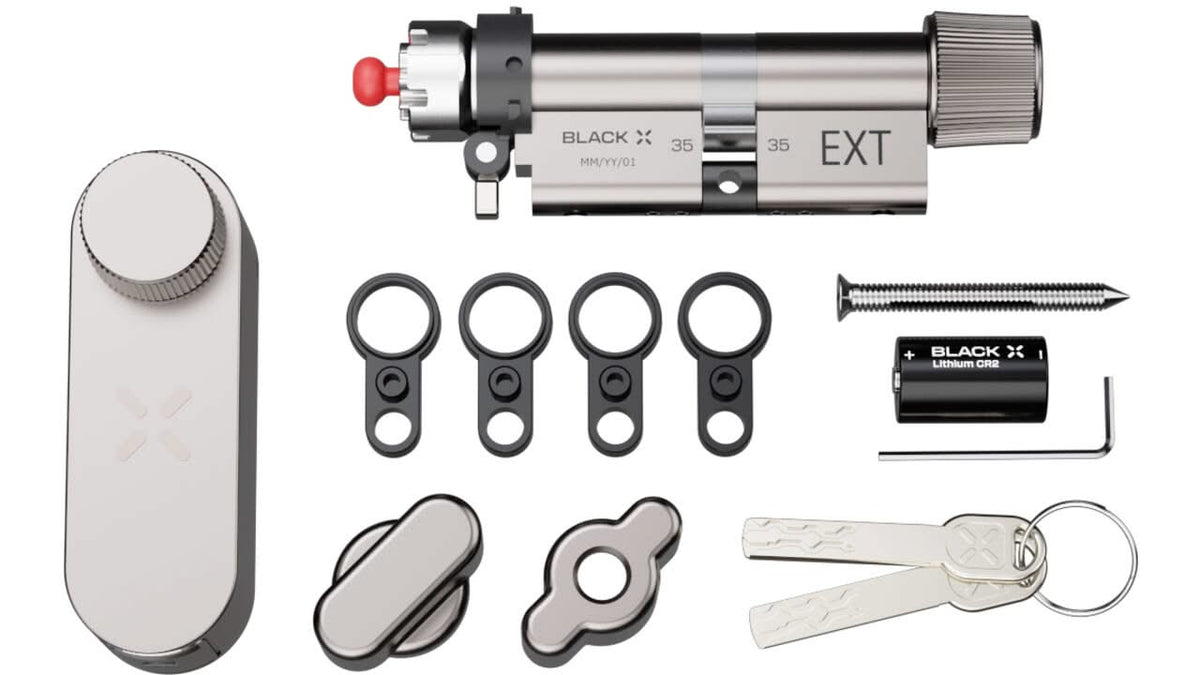 Black X | Smart Lock | 35/35 tot 45/45 | Mat Nikkel - Deurbeslag-expert