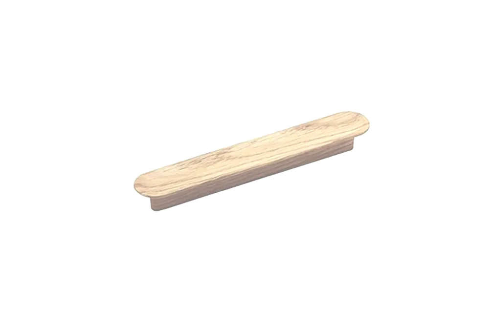 Staalimex Oslo houten handgreep 164mm eiken onbehandeld vooraanzicht