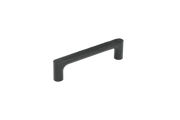 Staalimex houten handgreep Silkeborg 144mm mat zwart vooraanzicht