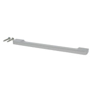 Starx meubelgreep aluminium 160 mm hart-op-hart (plat, afgerond) – vooraanzicht