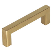 Starx meubelgreep vierkant 12 x 12 x 96 mm goud – vooraanzicht