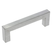 Starx meubelgreep vierkant 12 x 12 x 96 mm RVS (geborsteld) – vooraanzicht