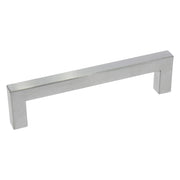 Starx meubelgreep vierkant 12 x 12 x 128 mm RVS (geborsteld) – vooraanzicht