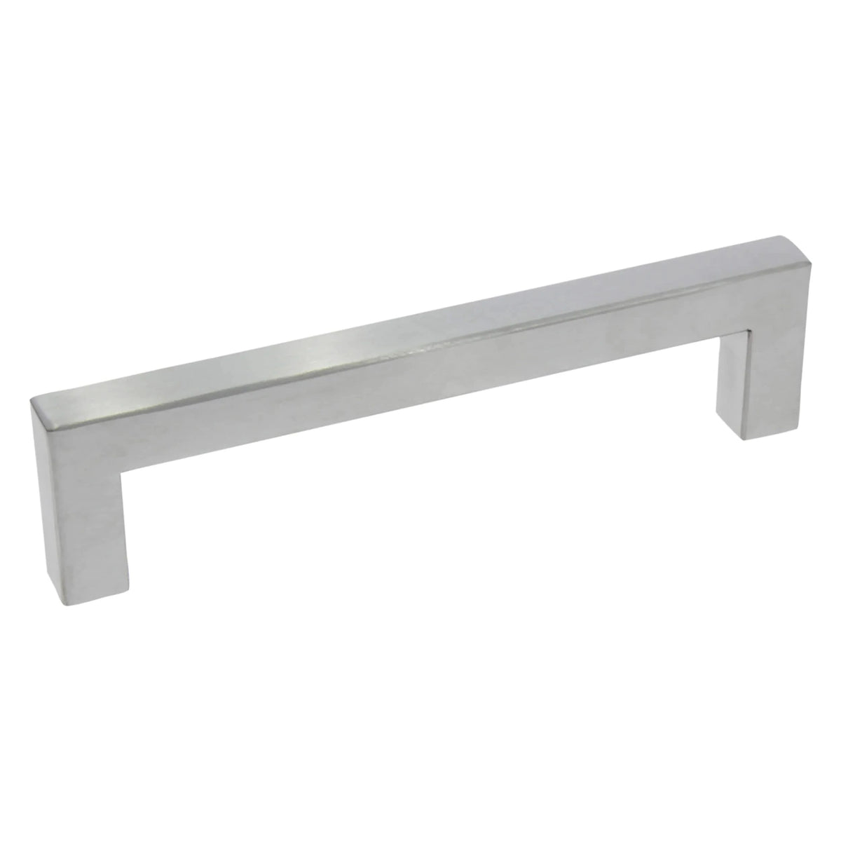 Starx meubelgreep vierkant 12 x 12 x 128 mm RVS (geborsteld) – vooraanzicht