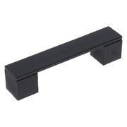 Starx meubelgreep rechthoekig 20 x 24 x 96 mm mat zwart – vooraanzicht