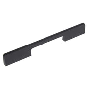 Starx meubelgreep rechthoekig 10 x 25 x 128 mm mat zwart – vooraanzicht