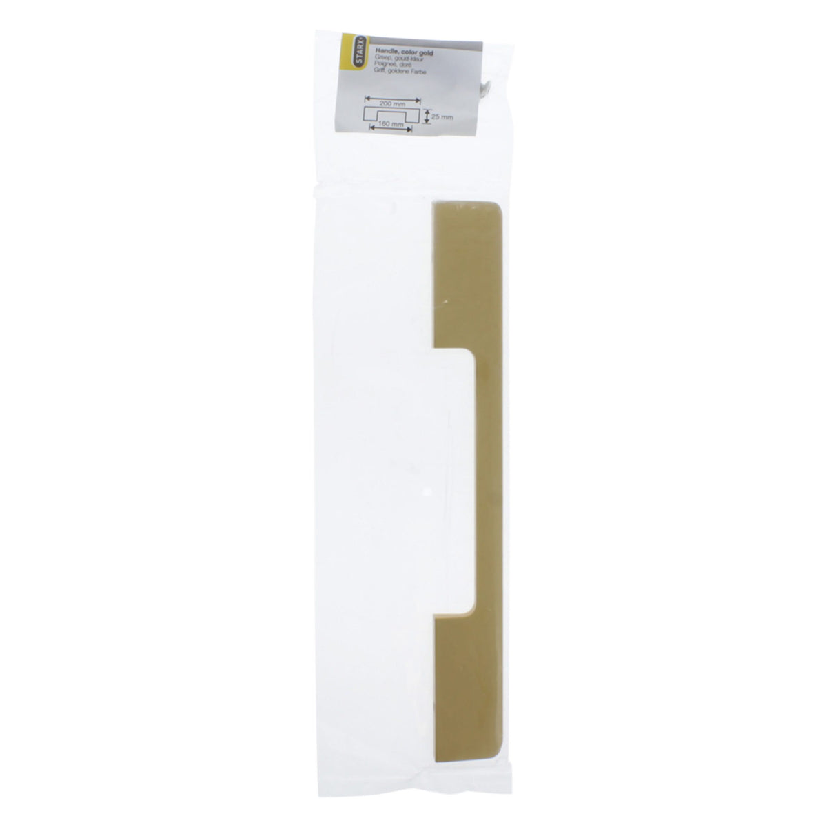 Starx meubelgreep goud 10 x 25 x 160 mm – productaanzicht
