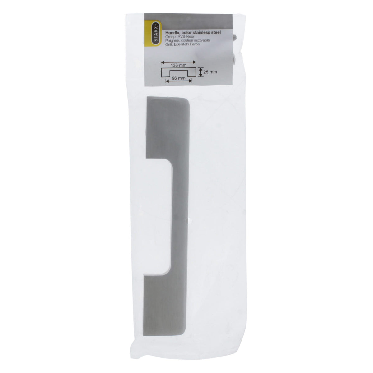 Starx meubelgreep rvs 10 x 25 x 96 mm – productaanzicht