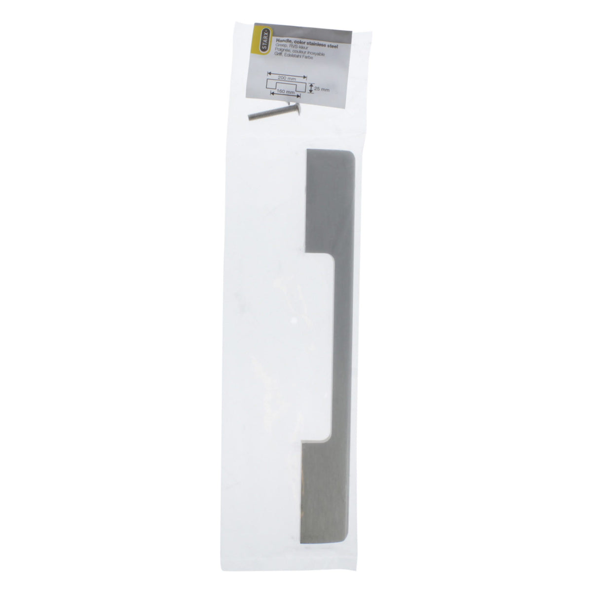 Starx meubelgreep rvs 10 x 25 x 160 mm – productaanzicht