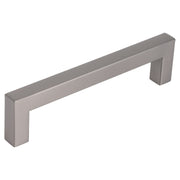 Starx meubelgreep vierkant gun metal 12x12x128mm – vooraanzicht