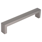 Starx meubelgreep rechthoekig 12x12x192 mm Gunmetal – vooraanzicht