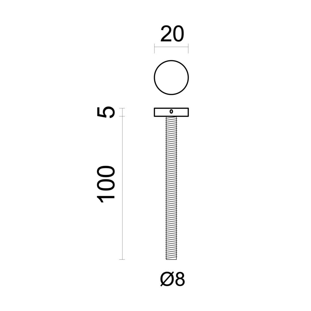HDD Pro bevestigingsset M10 trekker zwart – detail