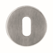 HDD Pro sleutelrozet inox look Ø45 mm – vooraanzicht