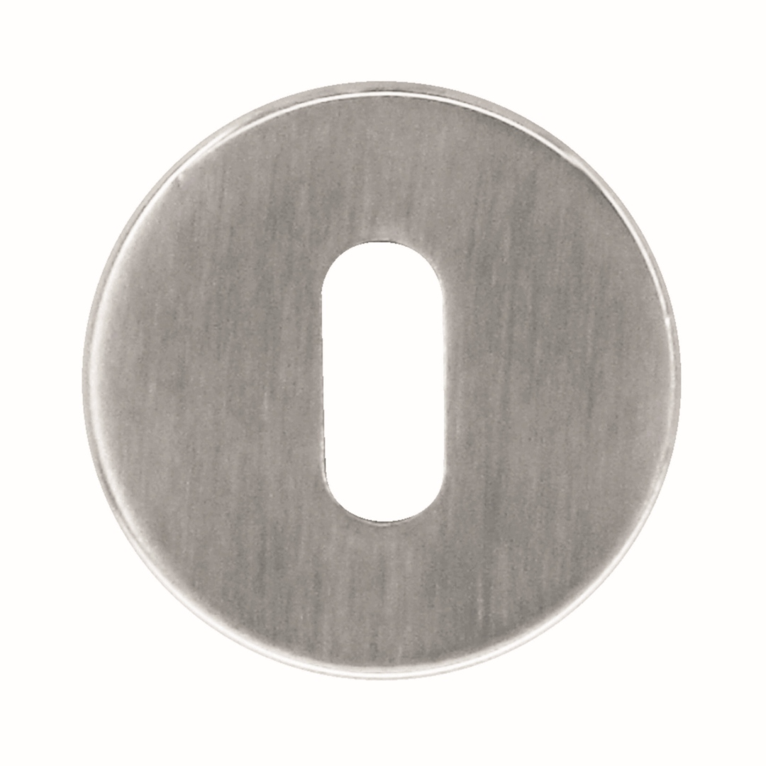 HDD Pro sleutelrozet inox look Ø45 mm – vooraanzicht