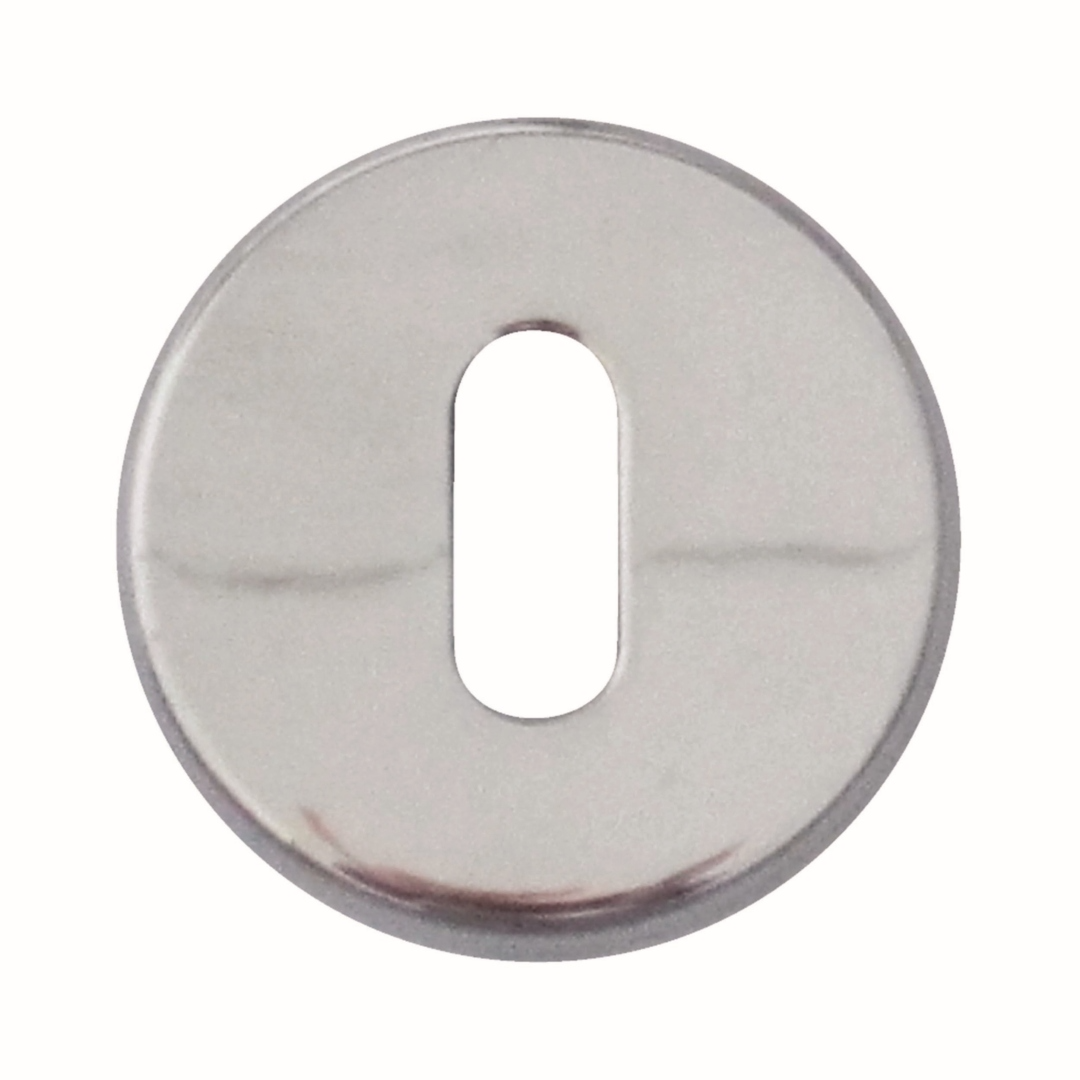 HDD Pro sleutelrozet nikkel Ø45 mm – vooraanzicht