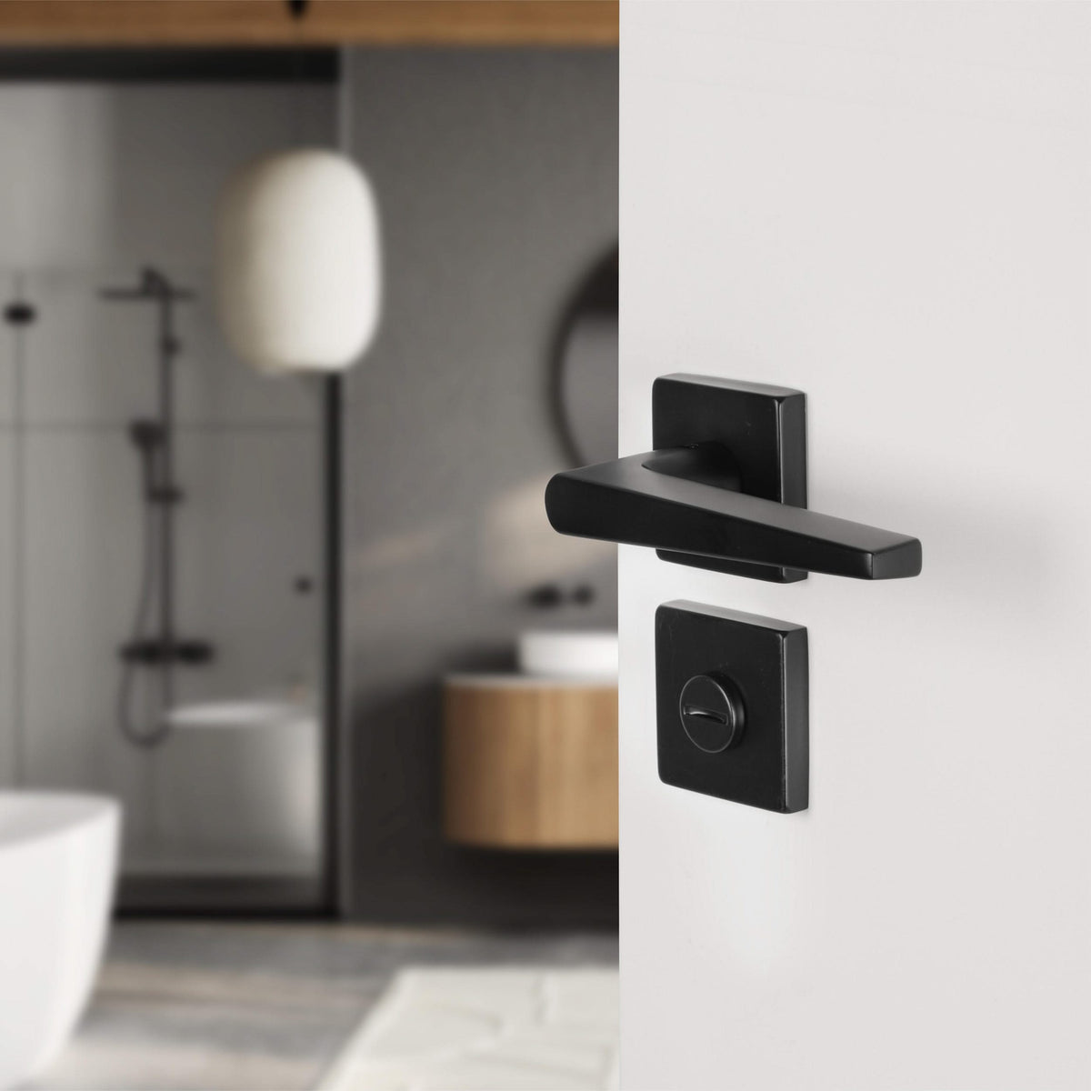 Differnz rozet met toiletsluiting zwart detail 3