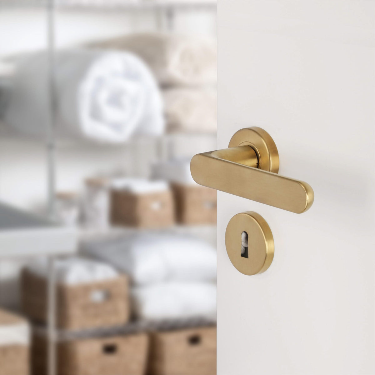 Differnz rozet met sleutelgat goud rond productafbeelding