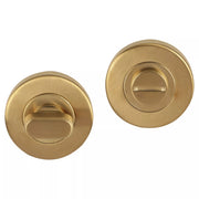 Differnz wc-rozet goud rond 53 mm vooraanzicht