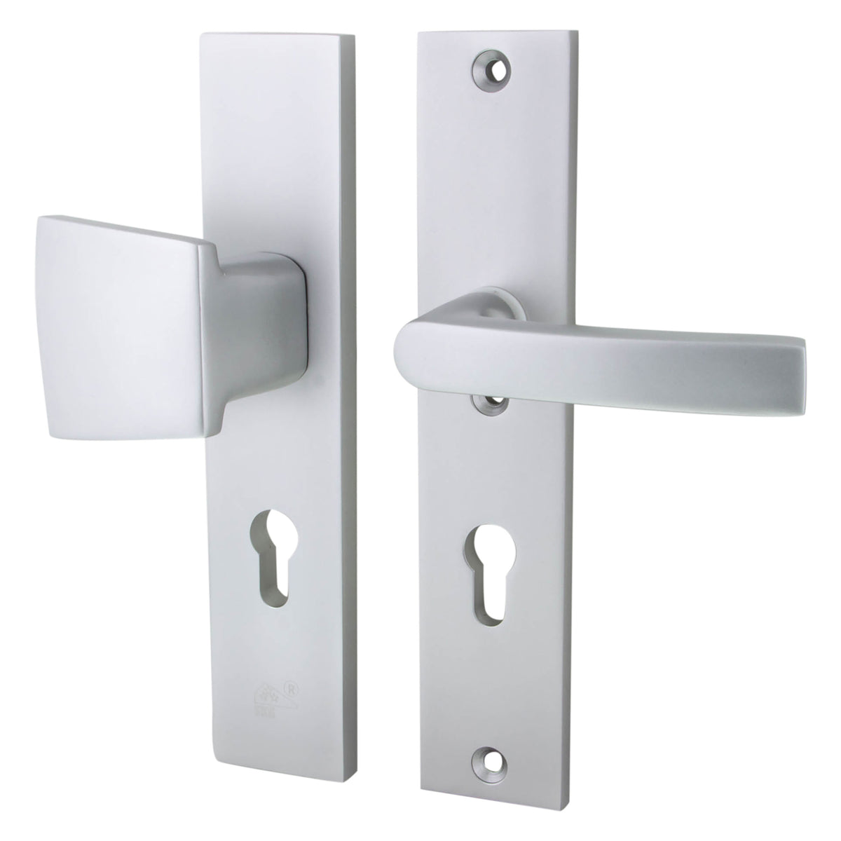 Starx veiligheidsbeslag - duwgarnituur - PC72 - SKG*** - langschild - aluminium F1